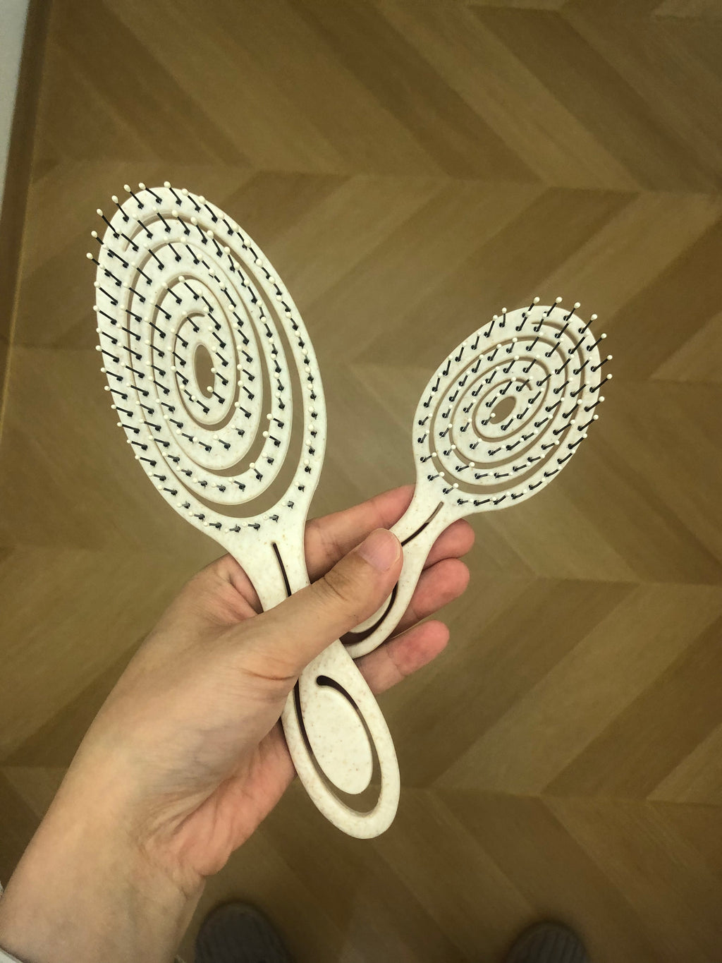 Eco-Friendly Hair Brush Set ( Large + Mini )- Free Shipping Detangling Hair Brush for Home & Travel - Buy One Get One Free