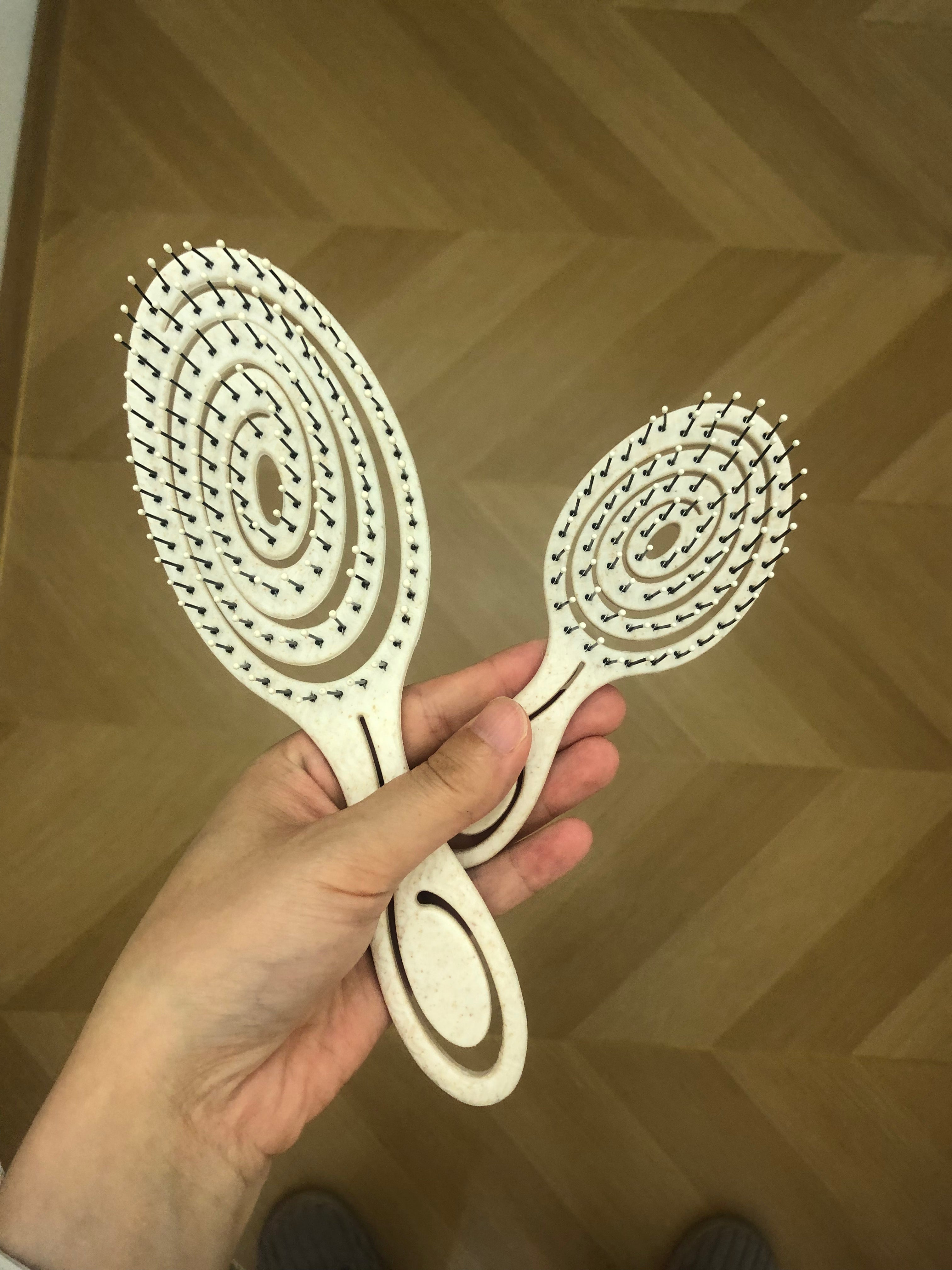 Eco-Friendly Hair Brush Set ( Large + Mini )- Free Shipping Detangling Hair Brush for Home & Travel - Buy One Get One Free