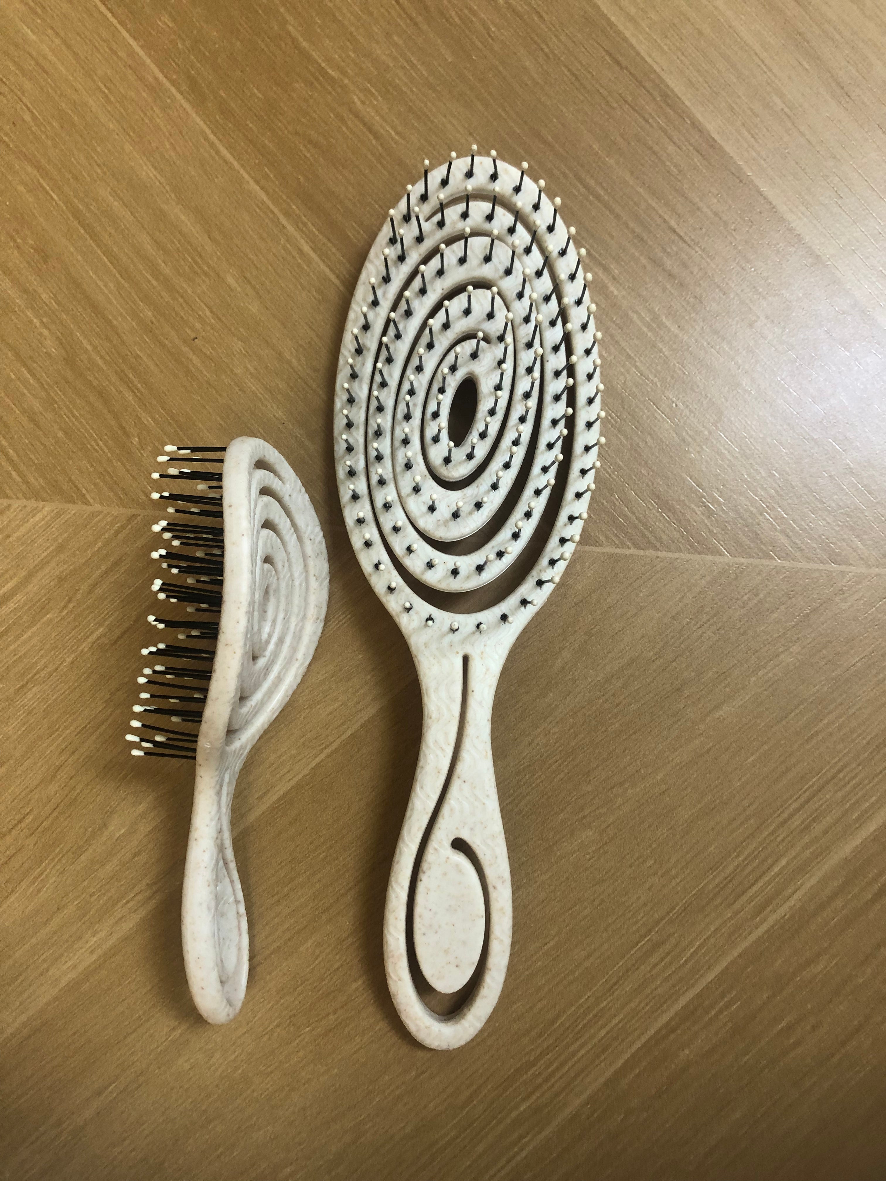Eco-Friendly Hair Brush Set ( Large + Mini )- Free Shipping Detangling Hair Brush for Home & Travel - Buy One Get One Free