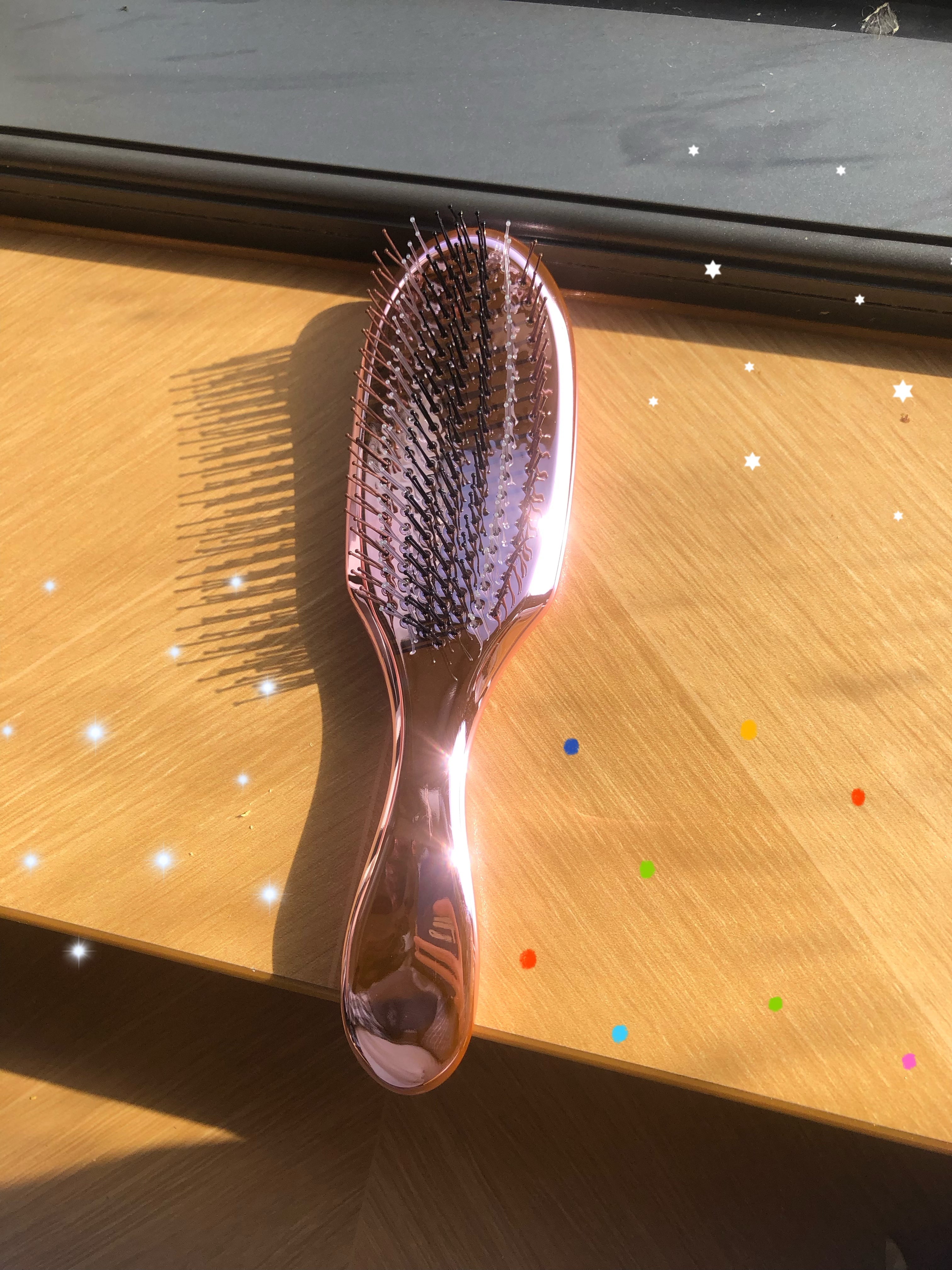 Glossy Anti-Static Hair Brush | Gentle Detangling for All Hair Types