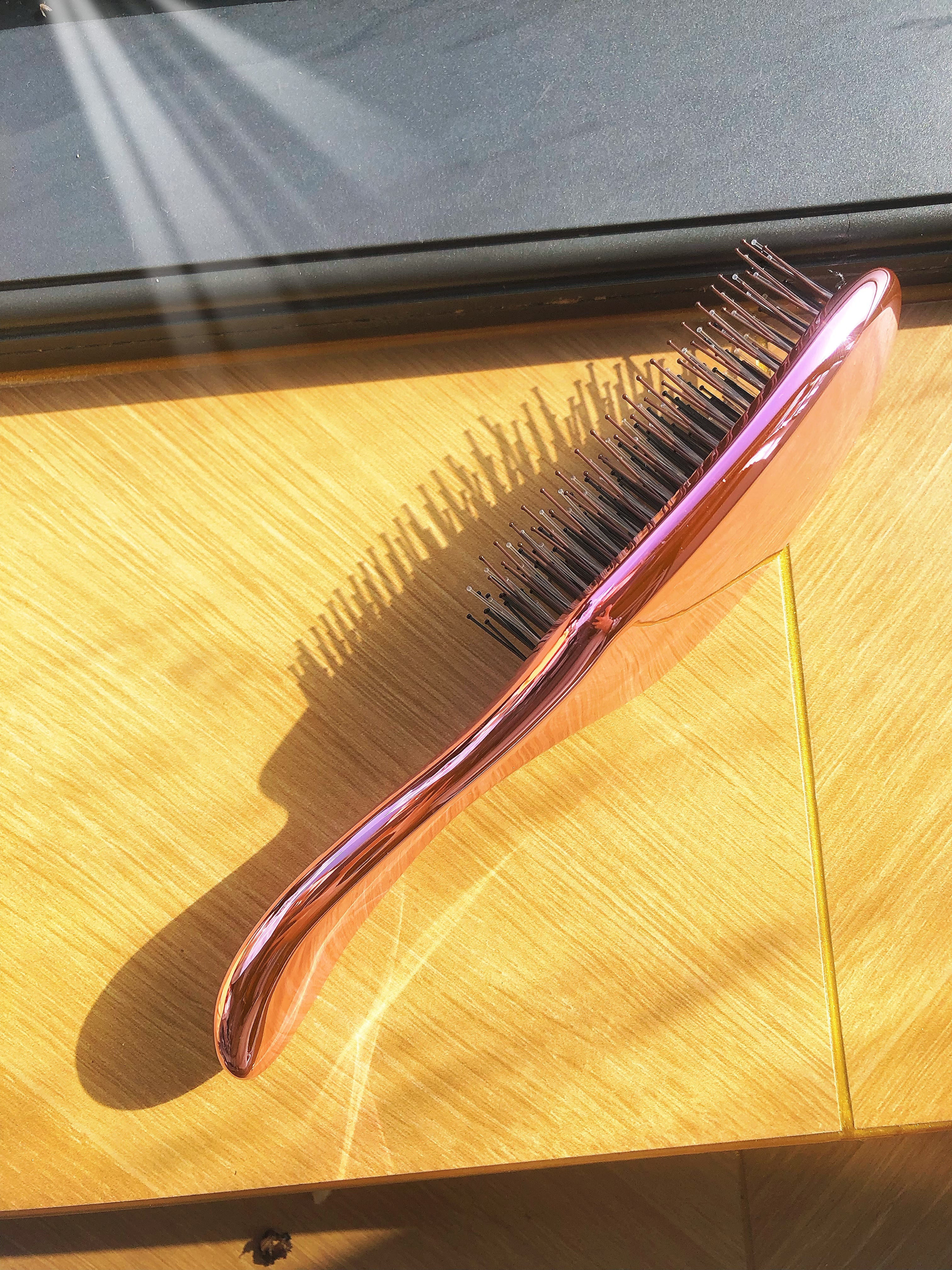 Glossy Anti-Static Hair Brush | Gentle Detangling for All Hair Types