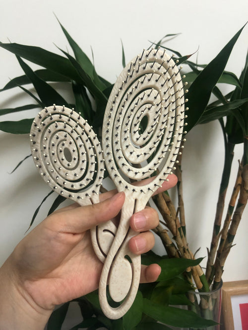 Eco-Friendly Hair Brush Set ( Large + Mini )- Free Shipping Detangling Hair Brush for Home & Travel - Buy One Get One Free