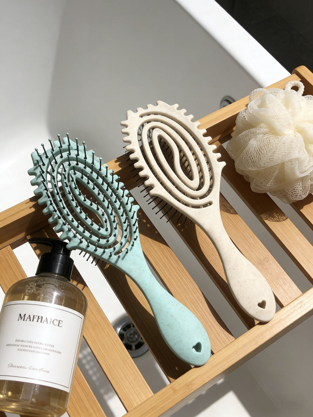 Boar Bristle & Nylon Air Cushion Hair Brush – Scalp Massage & Anti-Frizz
